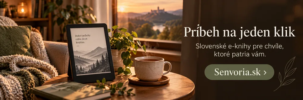 Senvoria.sk — príbeh na jeden klik, e-knihy pre chvíle, ktoré patria vám